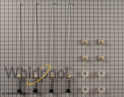 [W10780048] Washing machine tub suspension rod kit